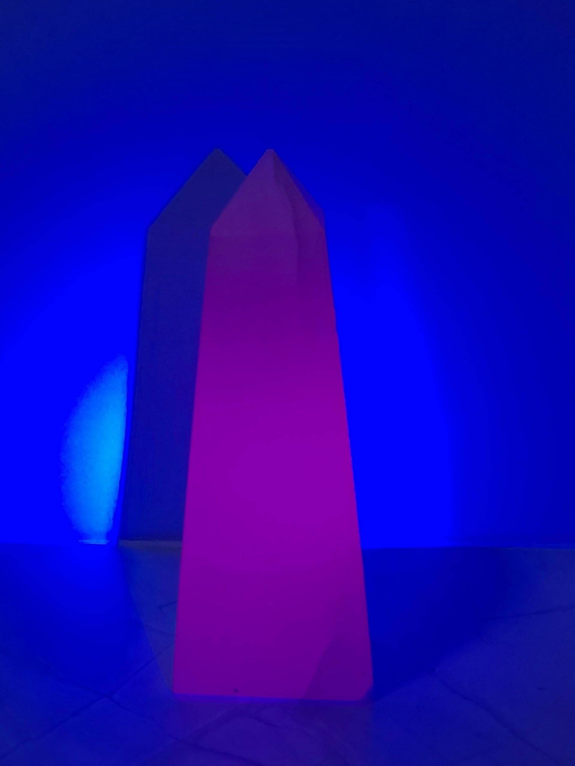 Pink Mangano Calcite Tower | UV Reactive Crystal | Heart Chakra | Self Love Crystal