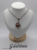 Dragonclaw Charm Necklace - Crystal Ball Necklace - stainless steel chain  Gemstone sphere held by claw