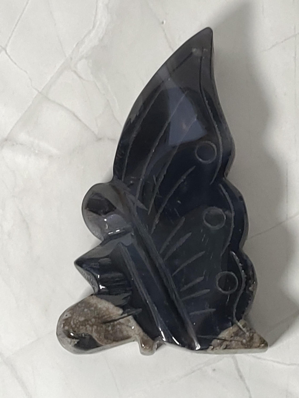 Volcano Agate Angel Carving | Strength, Grounding, Resilience Crystal Guardian